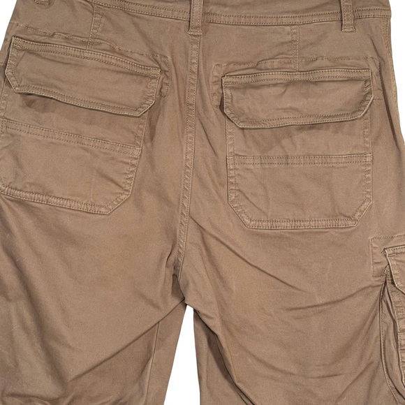 Keesbury Alesbury Men's Tan Cargo Shorts - Picture 4 of 10